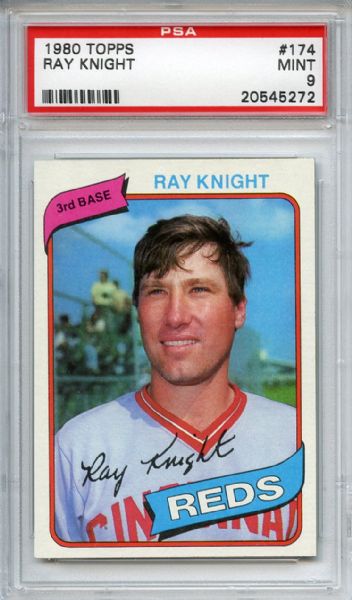 1980 Topps 174 Ray Knight PSA MINT 9
