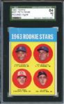 1963 Topps 537 Pete Rose Rookie SGC NM 84 / 7