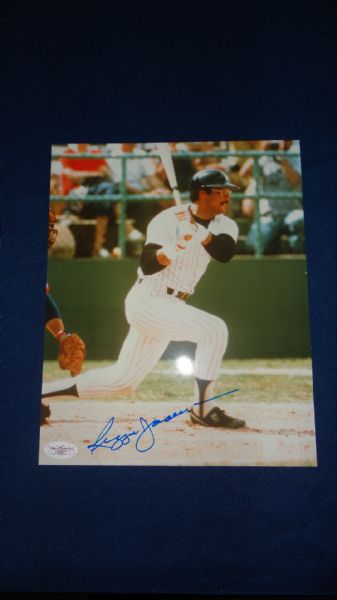 Reggie Jackson Yankees Signed 8 x 10 Photograph JSA COA