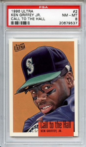 1996 Ultra Call to the Hall 2 Ken Griffey Jr PSA NM-MT 8