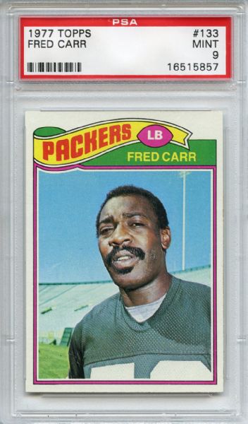 1977 Topps 133 Fred Carr PSA MINT 9