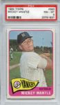 1965 Topps 350 Mickey Mantle PSA NM-MT 8