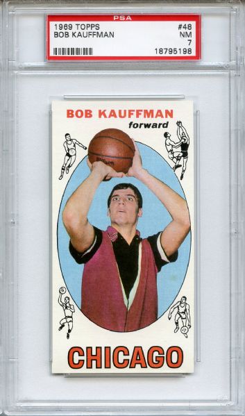 1969 Topps 48 Bob Kauffman PSA NM 7