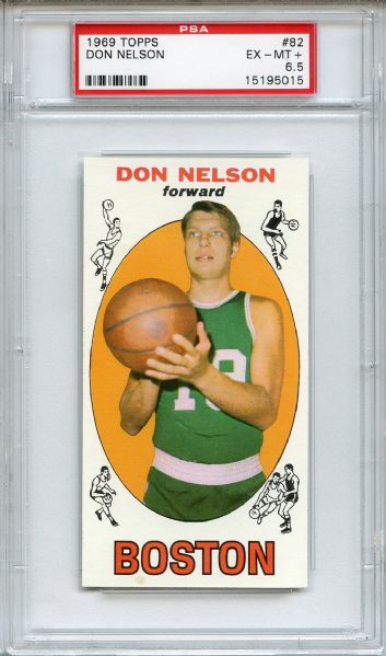 1969 Topps 82 Don Nelson PSA EX-MT+ 6.5