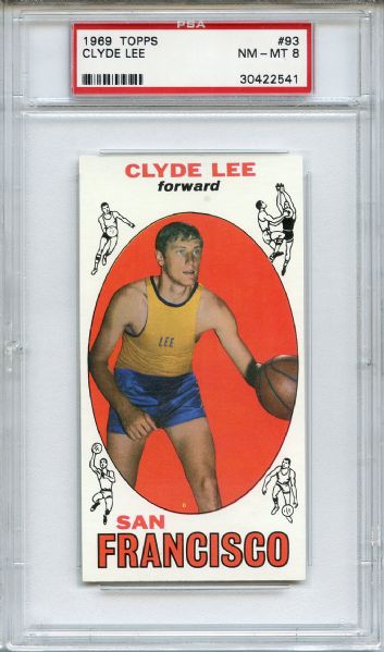 1969 Topps 93 Clyde Lee PSA NM-MT 8