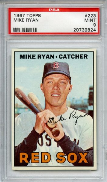 1967 Topps 223 Mike Ryan PSA MINT 9