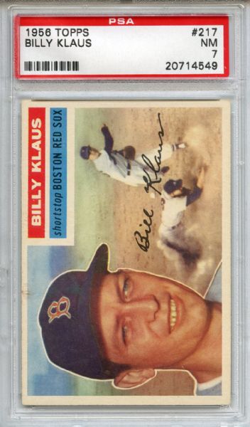 1956 Topps 312 Andy Pafko PSA NM 7