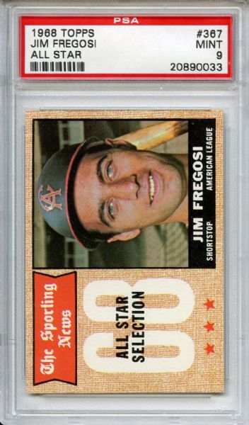 1968 Topps 379 Gary Peters All Star PSA NM-MT 8
