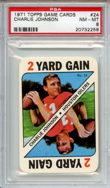 1971 Topps Game Cards 32 Gene Washington PSA NM-MT 8