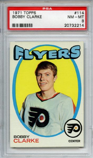 1972 O-Pee-Chee Players Crests 7 Red Berenson PSA NM-MT 8