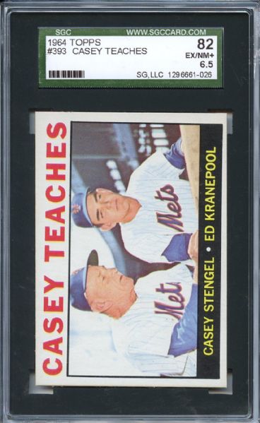 1964 Topps 468 Gaylord Perry SGC EX/MT 80 / 6