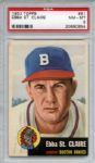1953 Topps 91 Ebba St. Claire PSA NM-MT 8