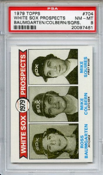 1979 Topps Chicago White Sox Prospects PSA NM-MT 8