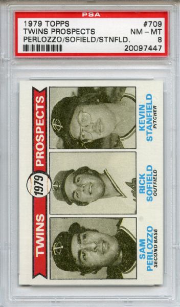 1979 Topps Minnesota Twins Prospects PSA NM-MT 8