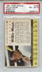 1961 Post Cereal Hand Cut 145 Willie Mays PSA NM-MT 8