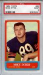 1963 Topps 62 Mike Ditka PSA MINT 9