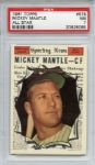 1961 Topps 578 Mickey Mantle All Star PSA NM 7