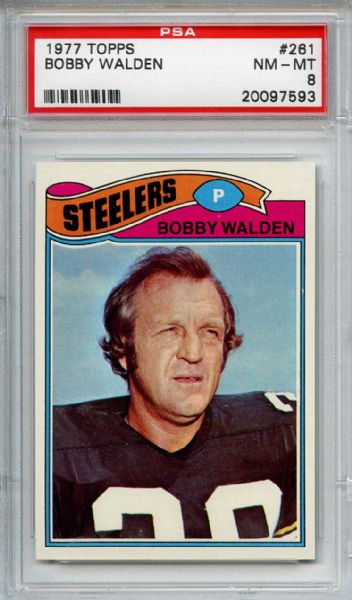 1977 Topps 261 Bobby Walden PSA NM-MT 8