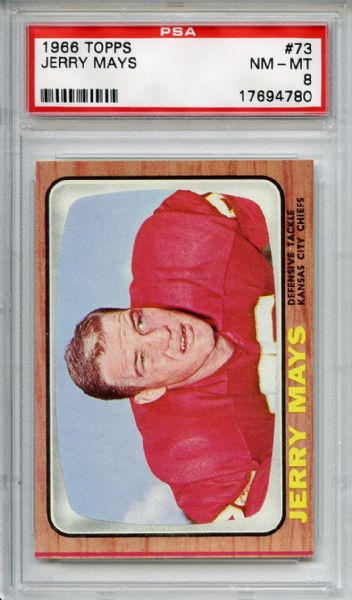 1966 Topps 73 Jerry Mays PSA NM-MT 8