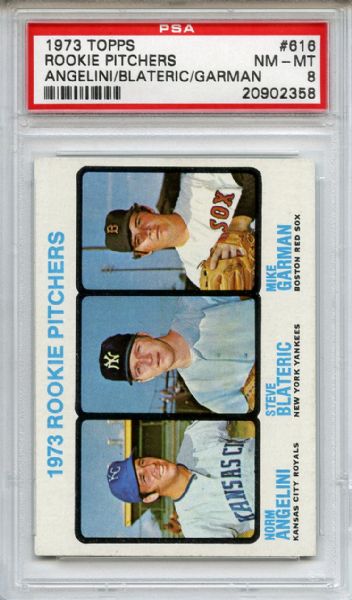 1973 Topps 616 Rookie Pitchers PSA NM-MT 8
