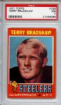1971 Topps 156 Terry Bradshaw Rookie PSA NM 7