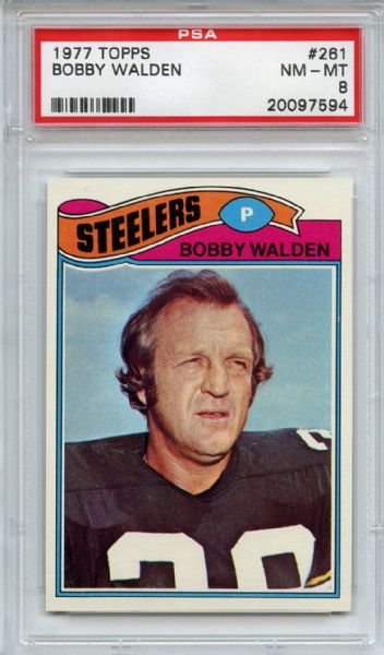 1977 Topps 261 Bobby Walden PSA NM-MT 8