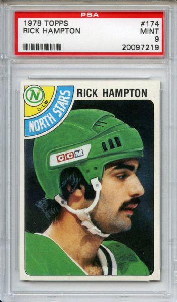 1978 Topps 174 Rick Hampton PSA MINT 9