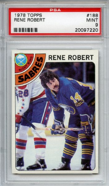 1978 Topps 188 Rene Robert PSA MINT 9