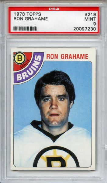 1978 Topps 219 Ron Grahame PSA MINT 9