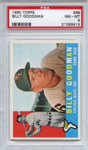 1960 Topps 69 Billy Goodman PSA NM-MT 8
