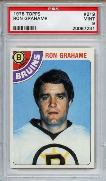 1978 Topps 219 Ron Grahame PSA MINT 9