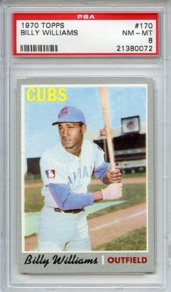 1970 Topps 170 Billy Williams PSA NM-MT 8