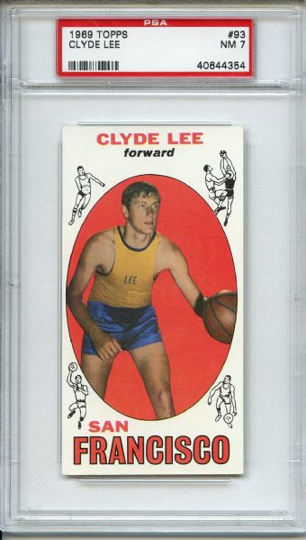 1969 Topps 93 Clyde Lee PSA NM 7