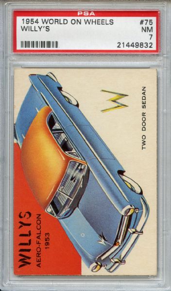 1954 World on Wheels 75 Willy's PSA NM 7