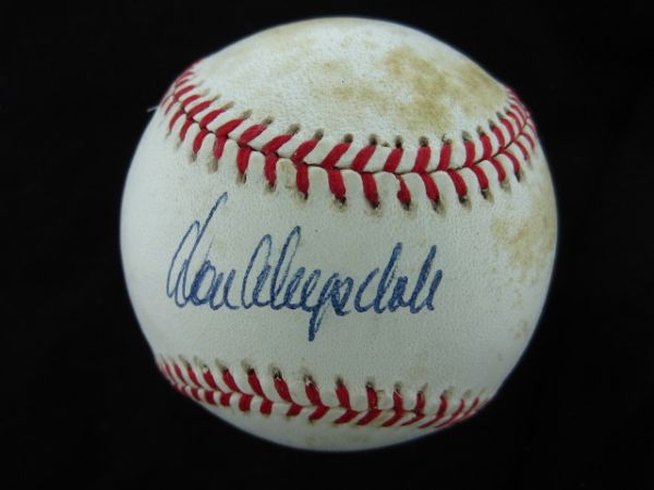 Don Drysdale Signed ONL Baseball PSA/DNA w/LOA