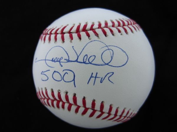 Gary Sheffield 509 HR Signed OML Baseball PSA/DNA