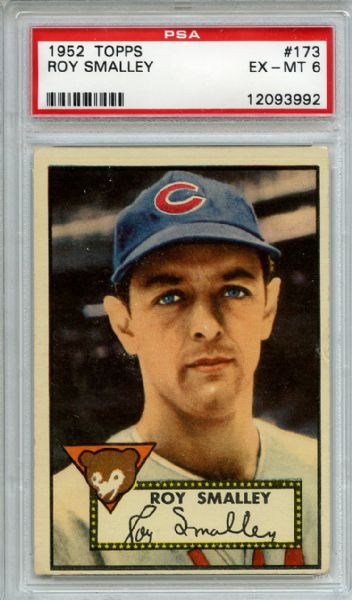 1952 Topps 173 Roy Smalley PSA EX-MT 6