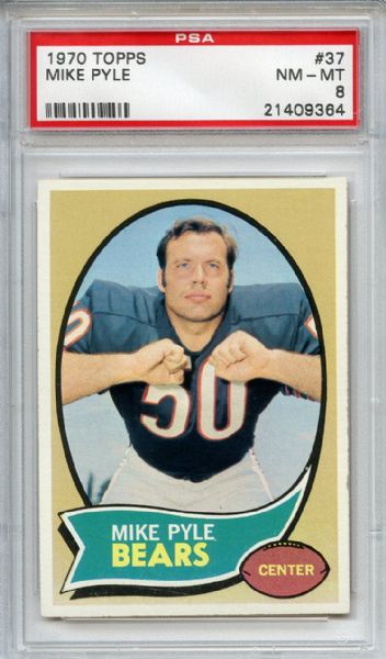 1970 Topps 37 Mike Pyle PSA NM-MT 8