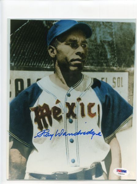 Ray Dandridge Signed 8 x 10 Photograph PSA/DNA