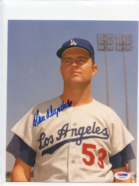 Don Drysdale Signed 8 x 10 Photograph PSA/DNA