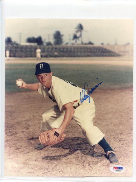 Don Zimmer Signed 8 x 10 Photograph PSA/DNA