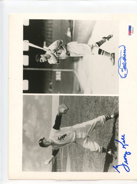 George Kell Bobby Doerr Dual Signed 8 x 10 Photograph PSA/DNA