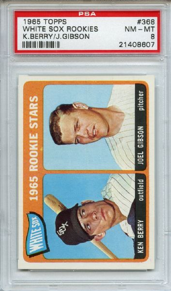 1965 Topps 368 Chicago White Sox Rookies PSA NM-MT 8