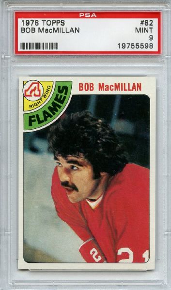 1978 Topps 82 Bob MacMillan PSA MINT 9