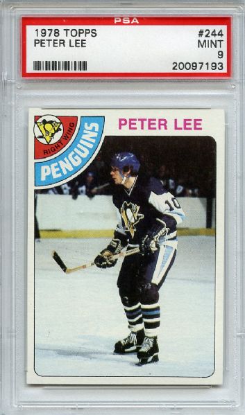 1978 Topps 44 Peter Lee PSA MINT 9