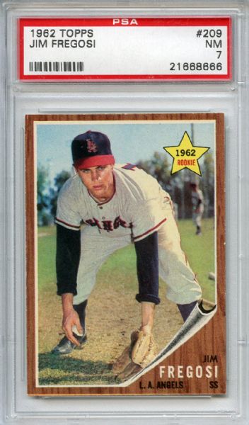 1962 Topps 209 Jim Fregosi PSA NM 7
