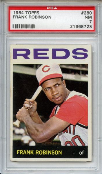 1964 Topps 260 Frank Robinson PSA NM 7