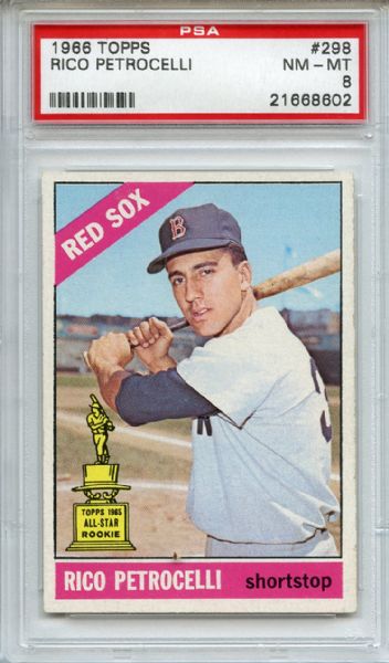 1966 Topps 298 Rico Petrocelli PSA NM-MT 8