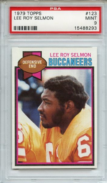 1979 Topps 123 Lee Roy Selmon PSA MINT 9