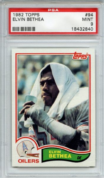 1982 Topps 94 Elvin Bethea PSA MINT 9